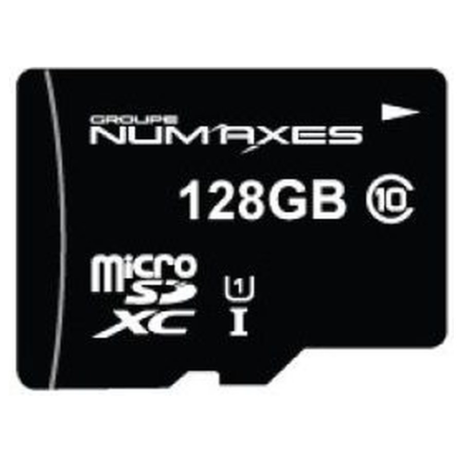 NUM'AXES microSDXC mälukaart 128 GB adapteriga