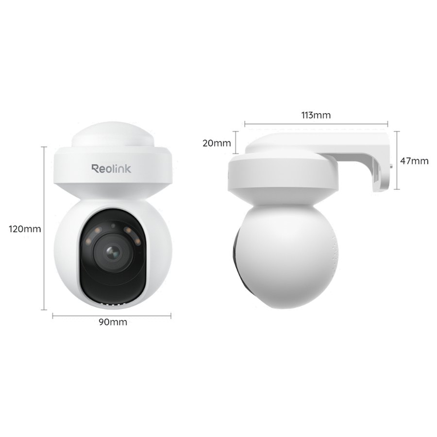 Reolink E1 Outdoor SE PoE mõõdud