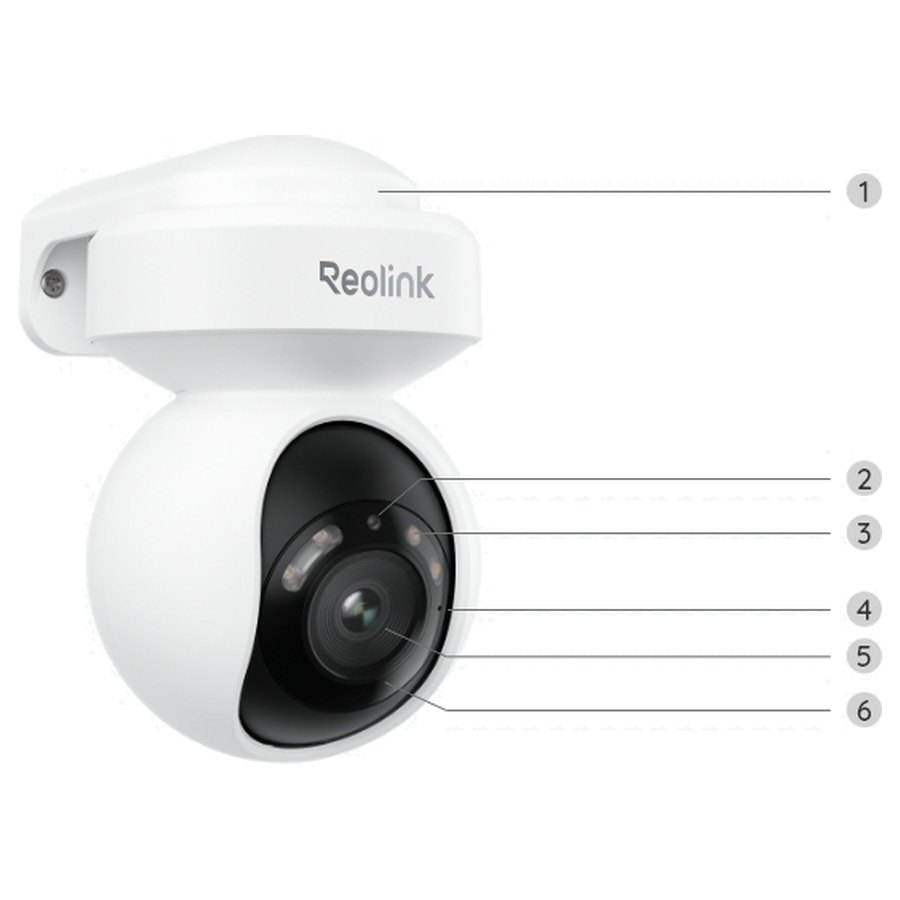 Reolink E1 Outdoor SE PoE küljelt