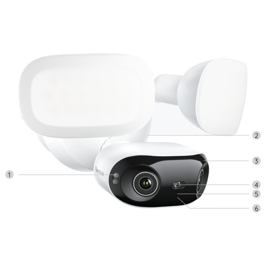 Reolink Elite Pro Floodlight PoE eestvaade