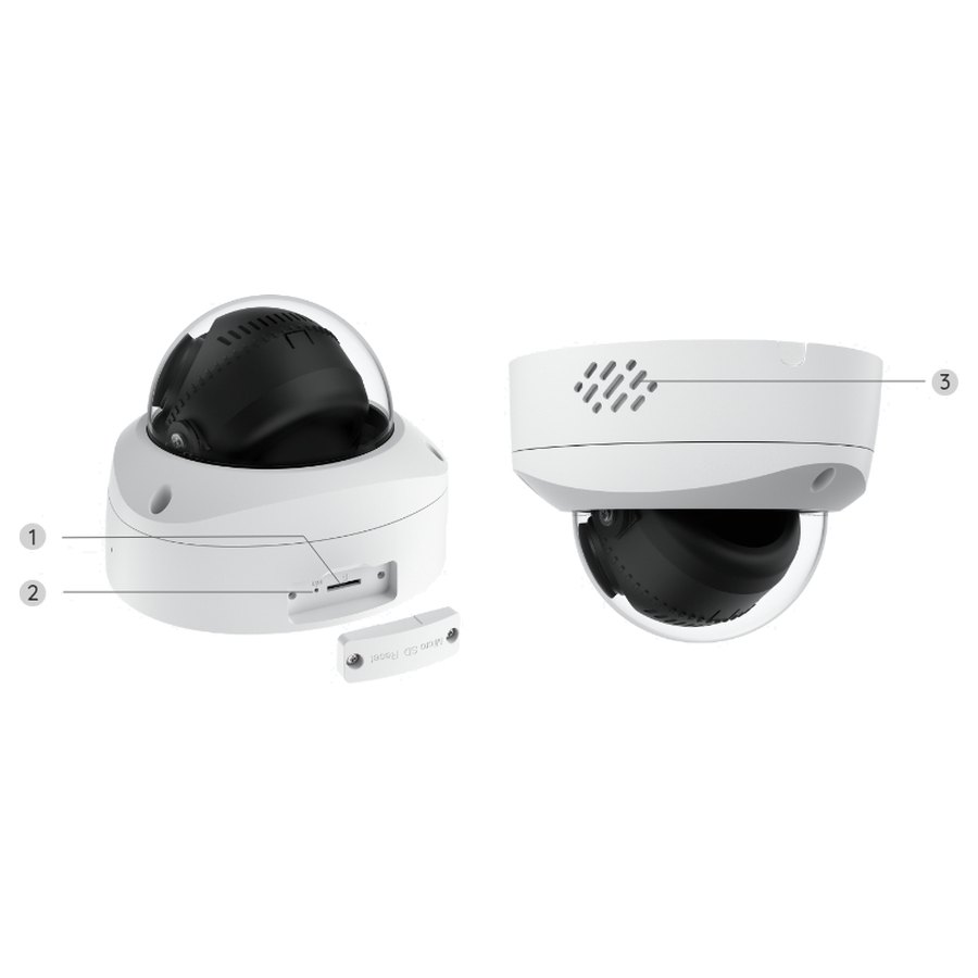 Reolink Duo 2V PoE küljelt ja alt