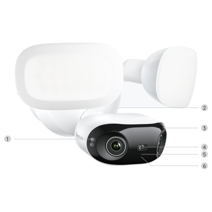 Reolink Elite Floodlight WiFi eestvaade
