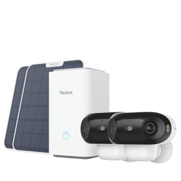 Reolink Home Hub komplekt: 2 × Argus 4 Pro + Home Hub, valge