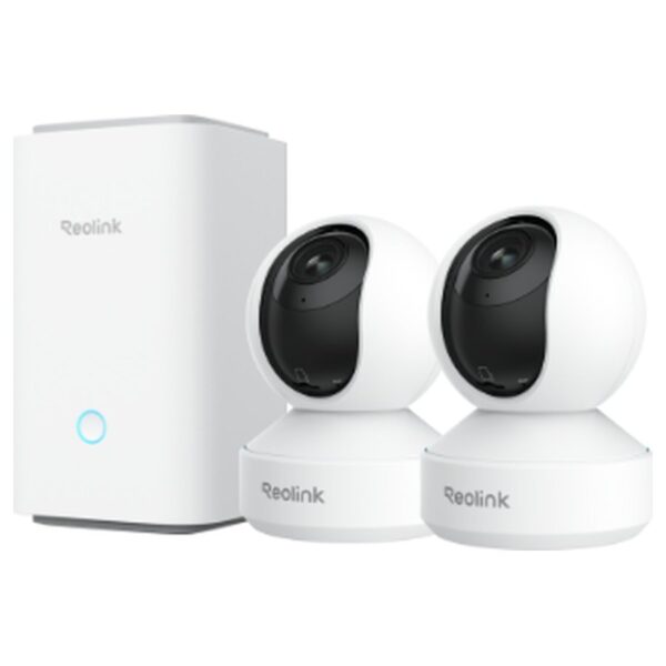 Reolink Home Hub komplekt: 2 × E1 Zoom + Home Hub, 5 MP