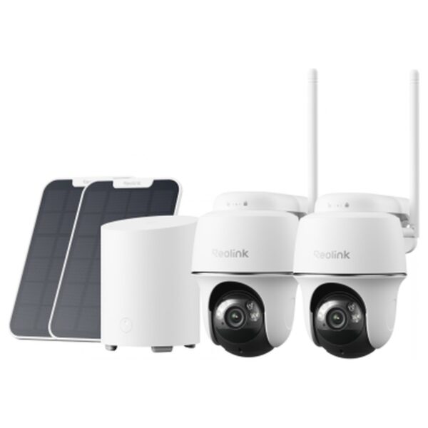 Reolink Home Hub Mini komplekt: 2 × Argus PT + Home Hub Mini, valge