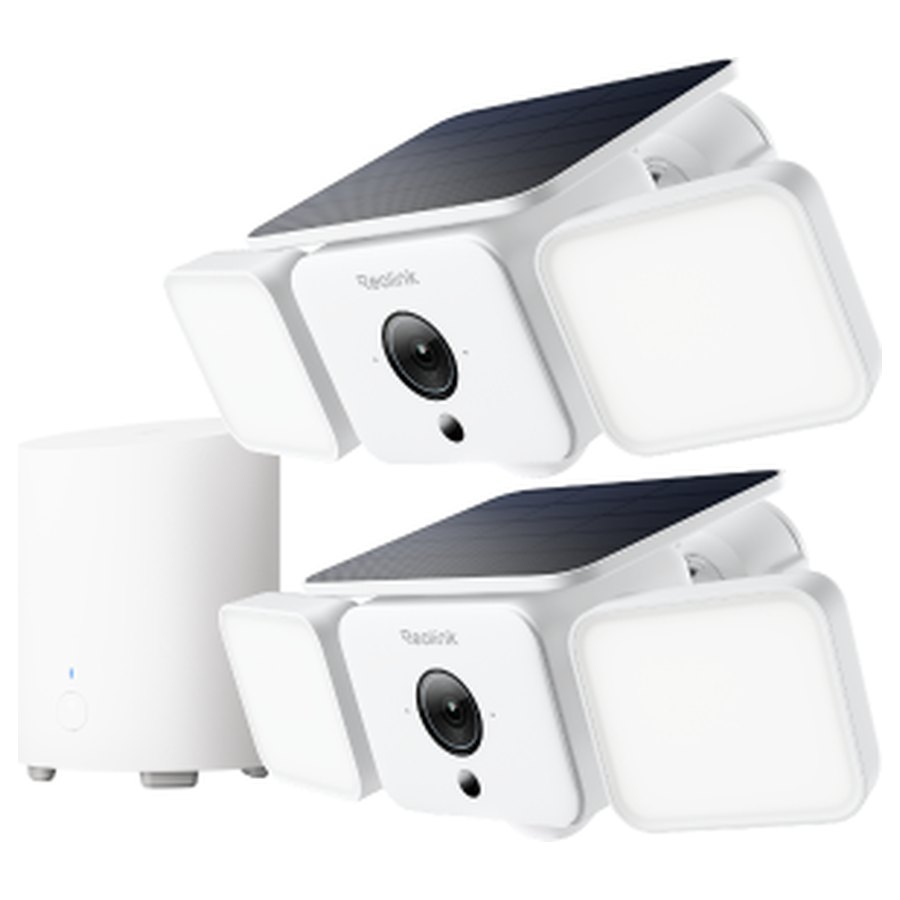 Reolink Home Hub Mini komplekt: 2 või 4 × Solar Floodlight Cam + Home Hub Mini, 4 MP
