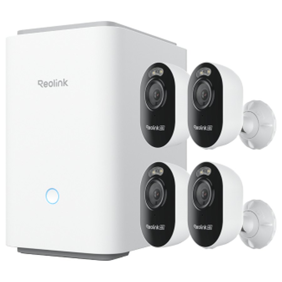 Reolink Home Hub Pro komplekt: 4 × Lumus Pro + Home Hub Pro, 8 MP
