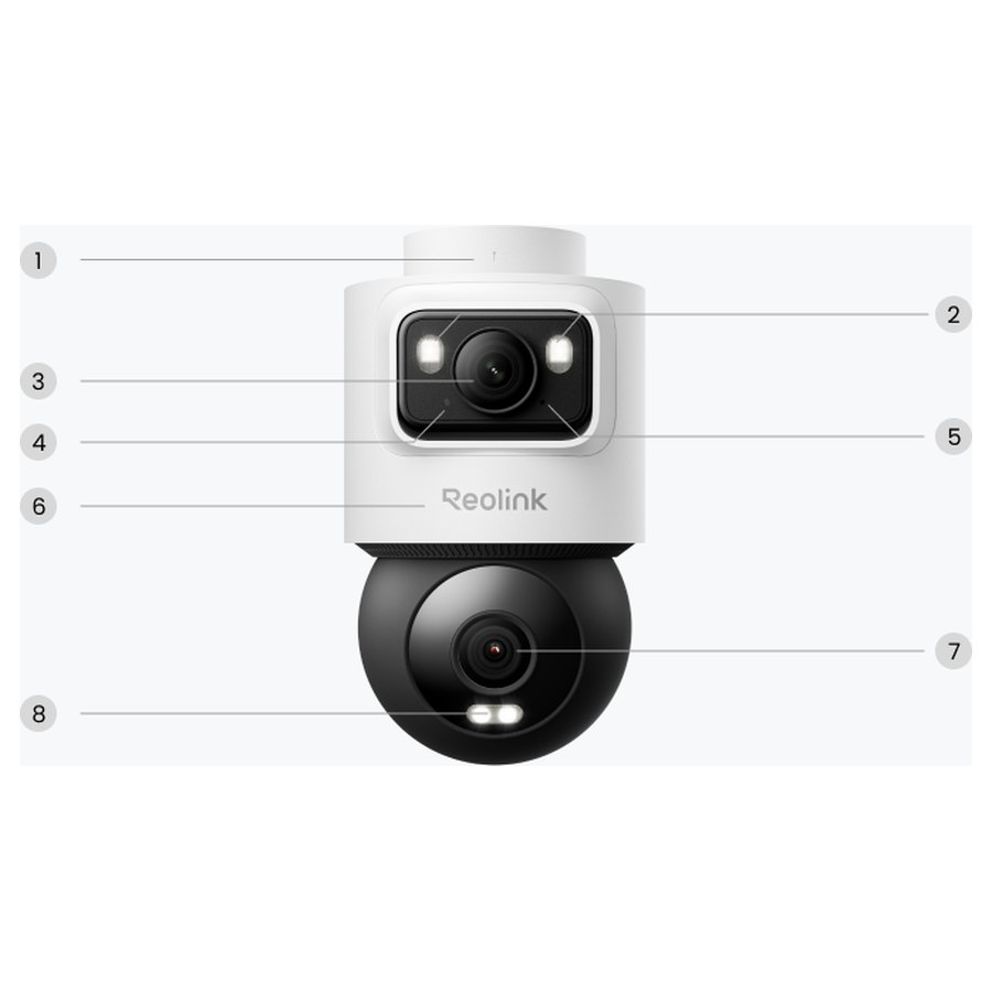 Reolink OMVI 2i PoE kahe objektiiviga valvekaamera, 5 MP + 5 MP