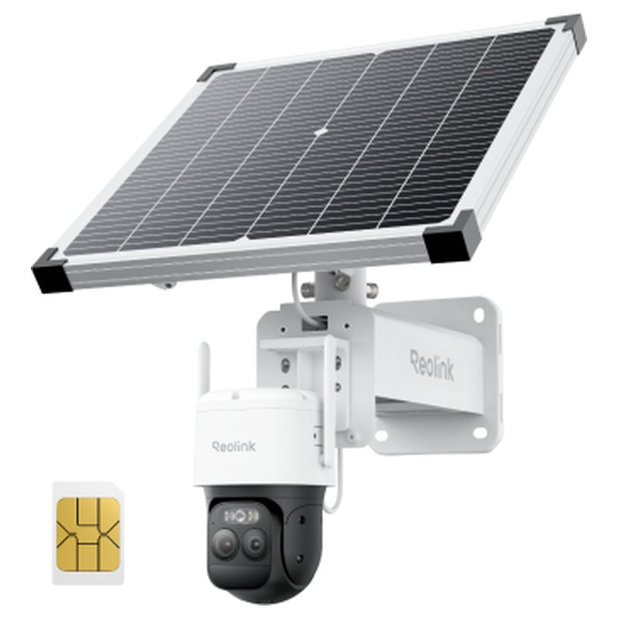 Reolink TrackMix LTE Plus 2 4G valvekaamera päikesepaneeli ja akupakiga, 4 MP