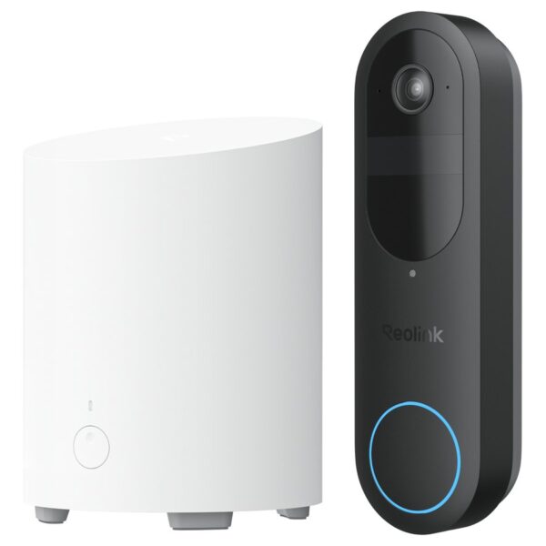 Reolink videouksekella komplekt: Video Doorbell (2nd Gen) + Home Hub Mini, 4 MP