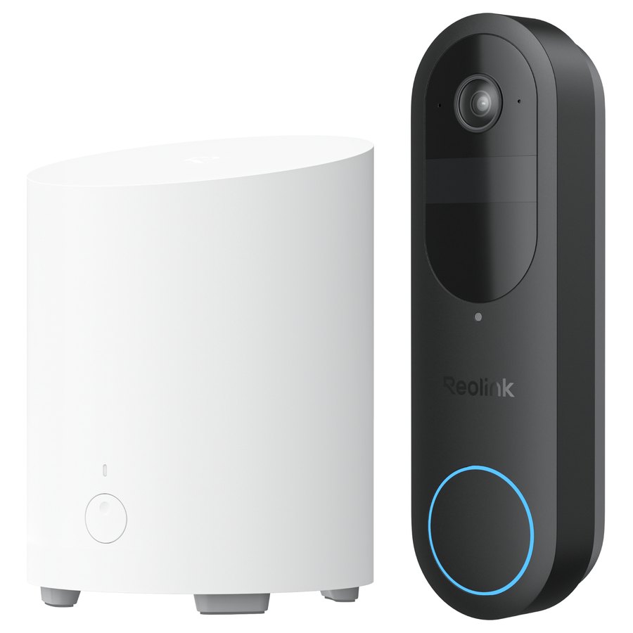 Reolink videouksekella komplekt: Video Doorbell (2nd Gen) + Home Hub Mini, 4 MP