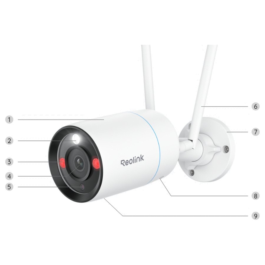Reolink RLC-810WA eestvaade