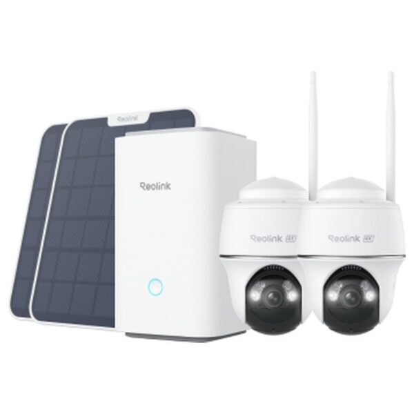 Reolink Home Hub komplekt: 2 × Argus PT Ultra + Home Hub, valge