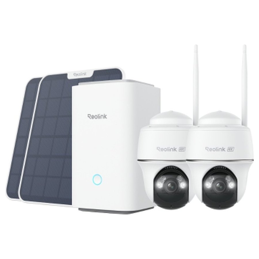 Reolink Home Hub komplekt: 2 × Argus PT Ultra + Home Hub, valge