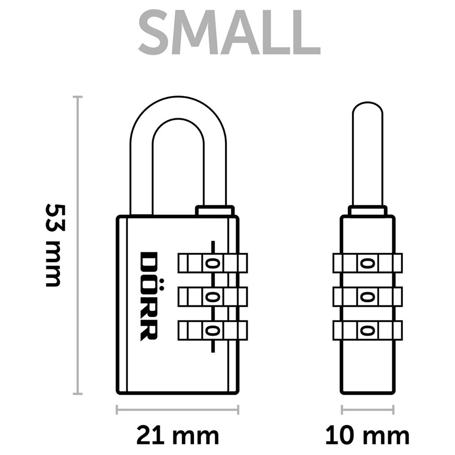 DÖRR numbrilukk, 3-kohaline