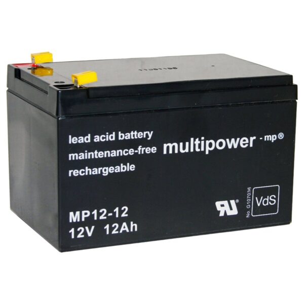 Multipower AGM pliiaku 12V/12Ah rajakaameratele
