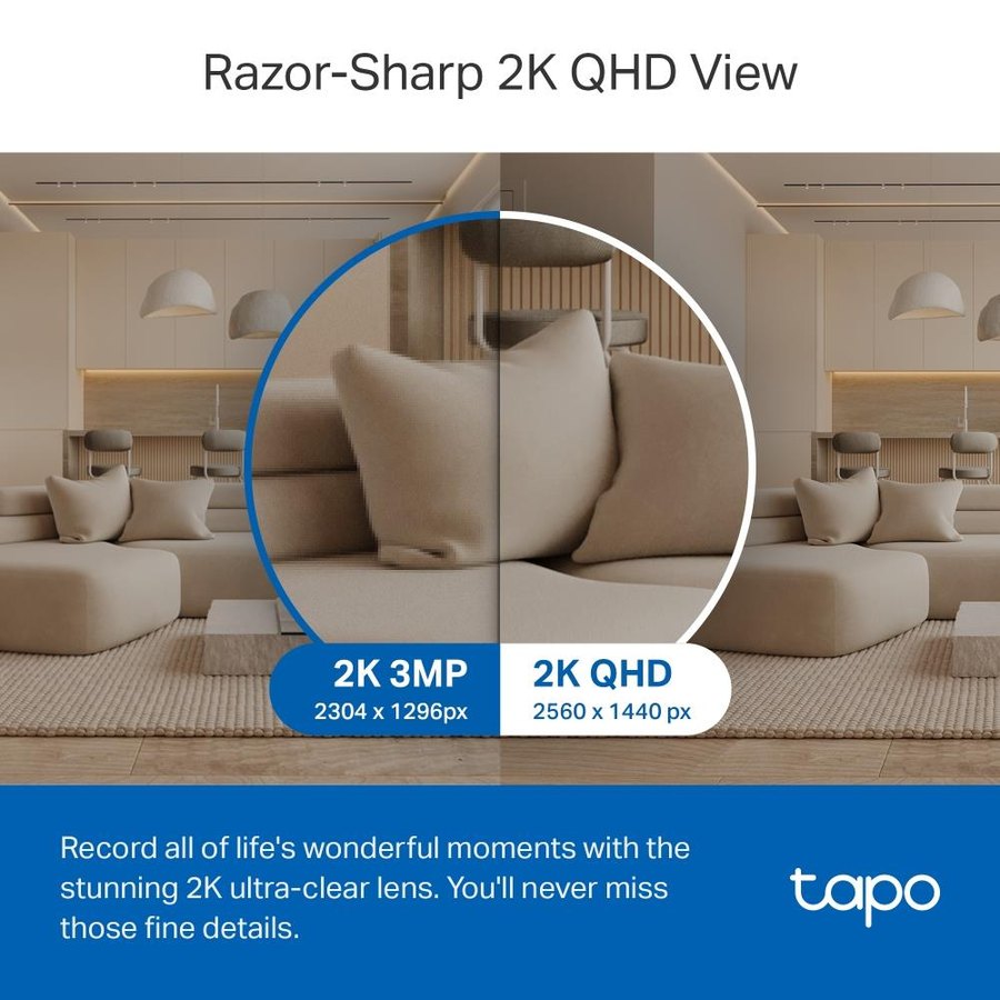 Tapo C220 2K QHD pööratav sisekaamera
