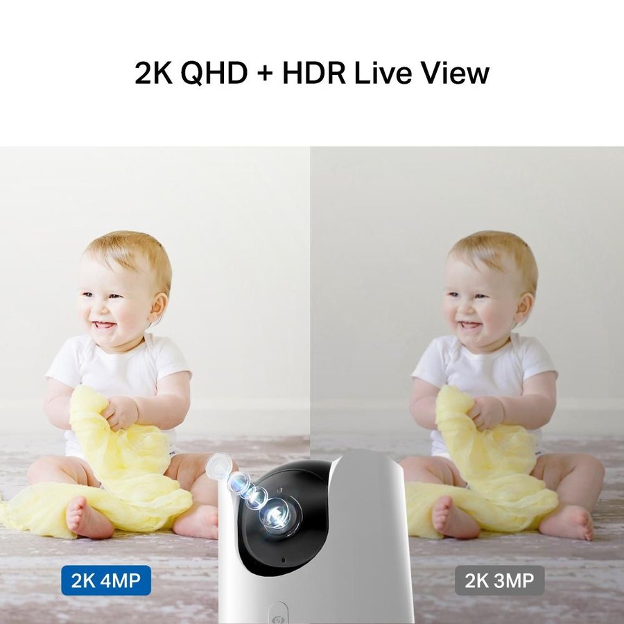 Tapo C225 2K QHD pööratav sisekaamera, tähevalgussensor