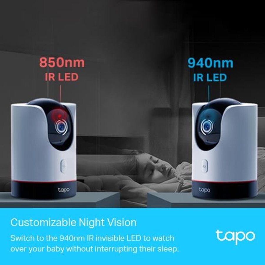 Tapo C225 2K QHD pööratav sisekaamera, tähevalgussensor