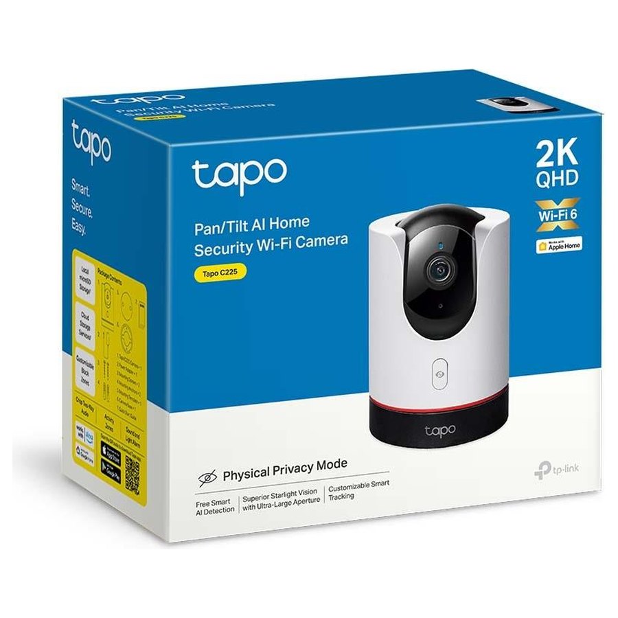Tapo C225 2K QHD pööratav sisekaamera, tähevalgussensor