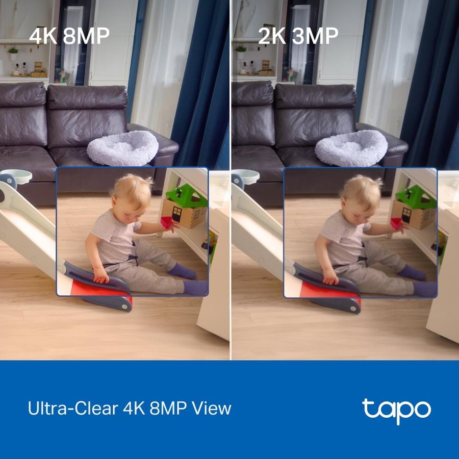 Tapo C260 4K pööratav sisekaamera näotuvastusega