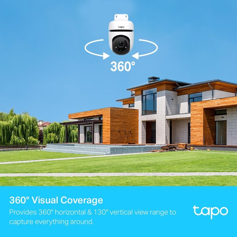 Tapo C500 pööratav õuekaamera, Full HD