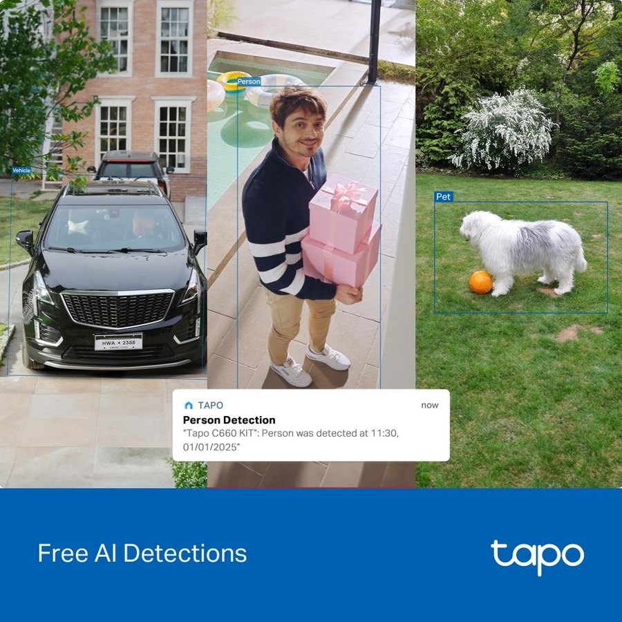 Tapo C660 KIT 4K päikesepaneeliga pöördkaamera