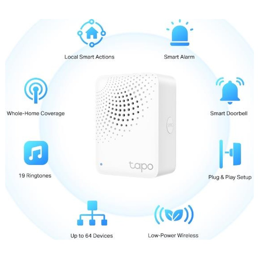 Tapo H100 hub sireeni ja kellaga