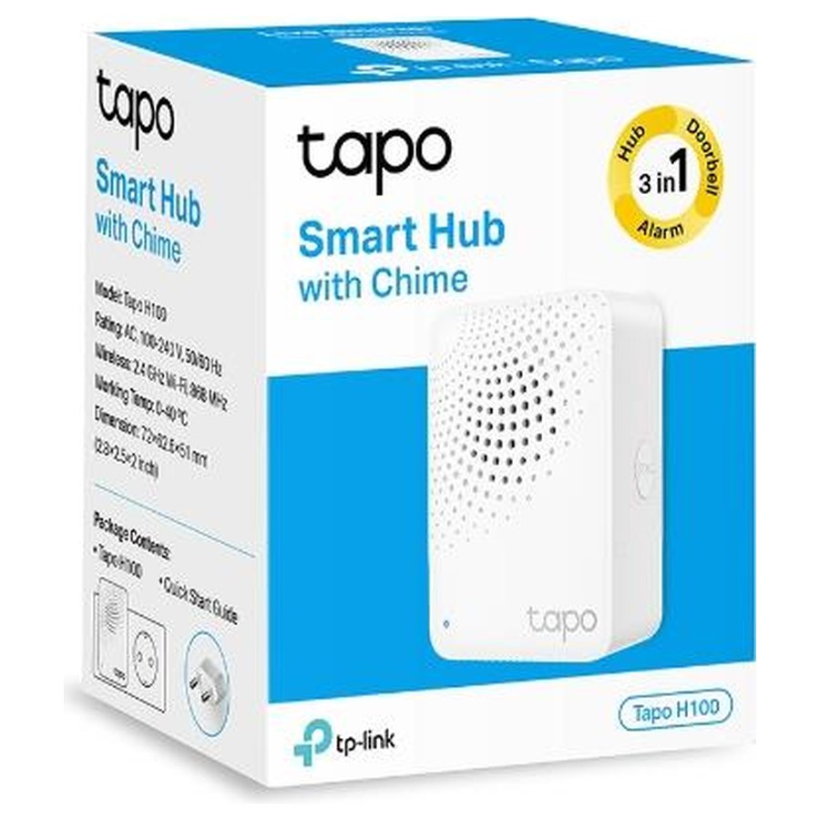 Tapo H100 hub sireeni ja kellaga