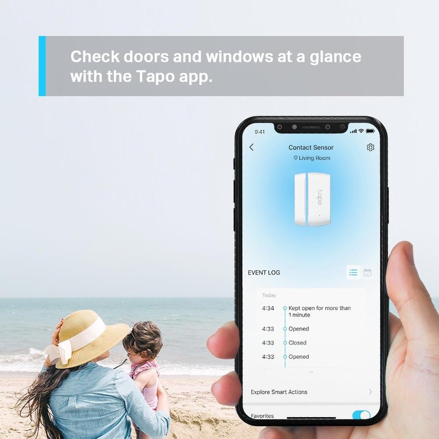 Tapo T110 ukse- ja aknaandur
